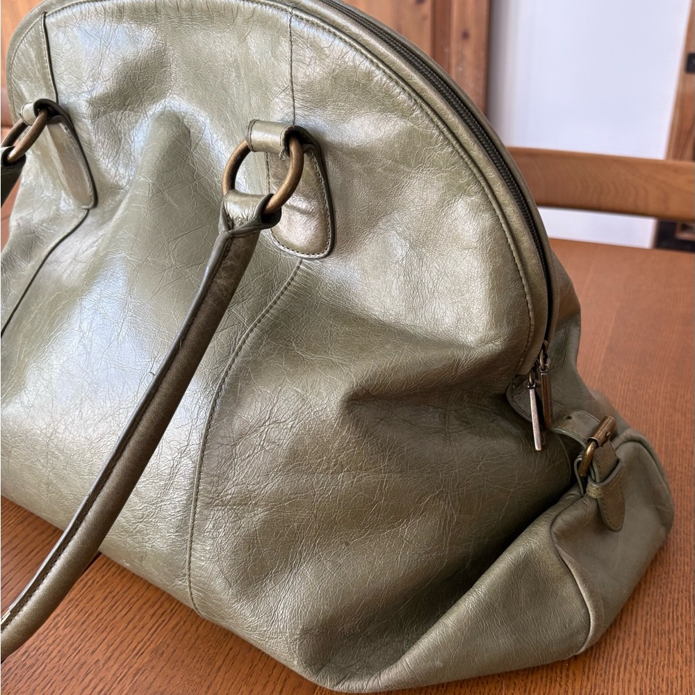 HOBO Leather Tote, Sage Green - Picture 12 of 16